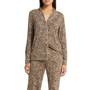 Nordstrom moonlight eco knit pajamas leopard